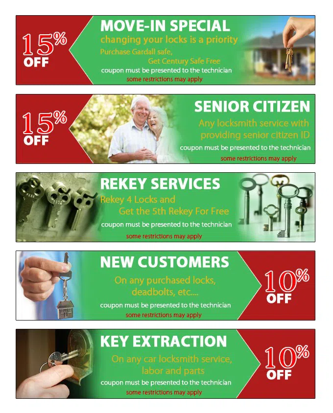 Falls Of Neuse NC Locksmith Store, Falls Of Neuse, NC 919-336-9357 - coupon23-set-five